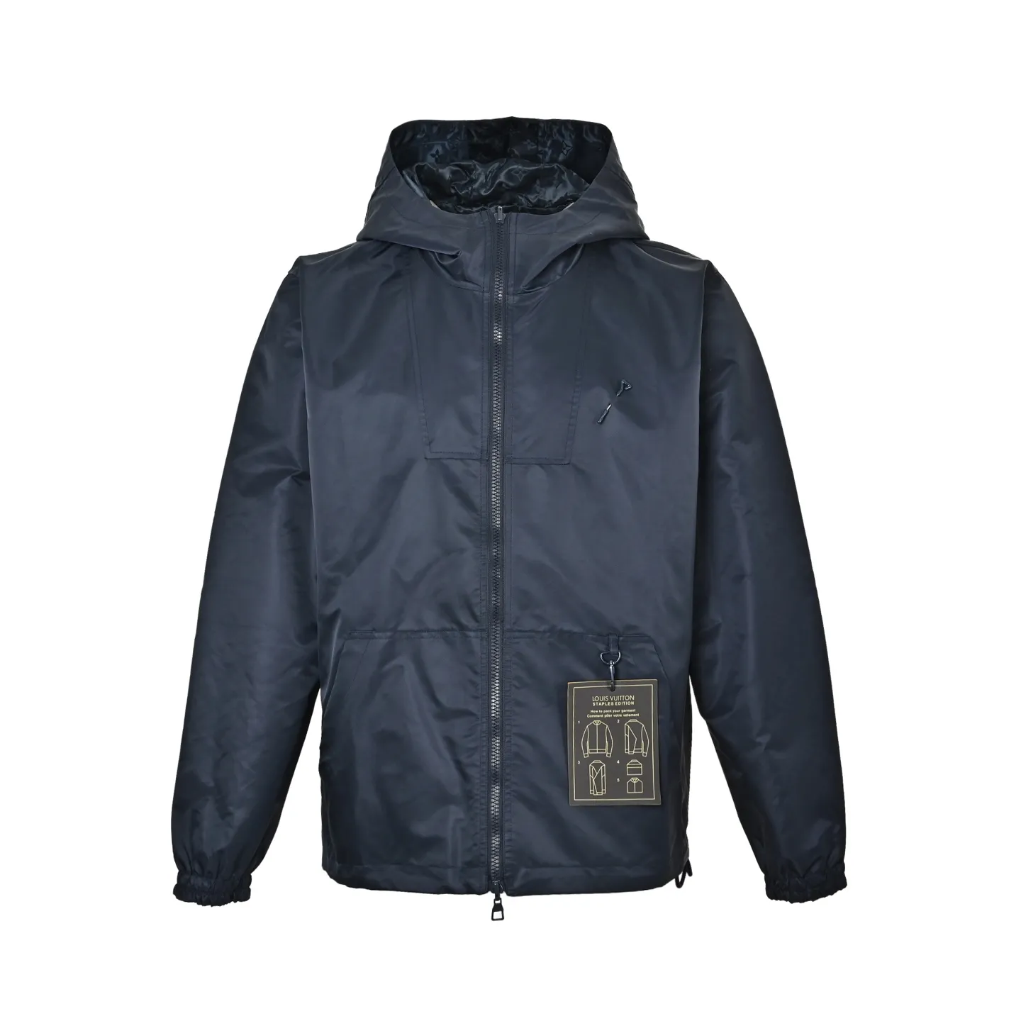 Louis Vuitton/Louis Vuitton pin dark pattern jacquard reversible jacket jacket